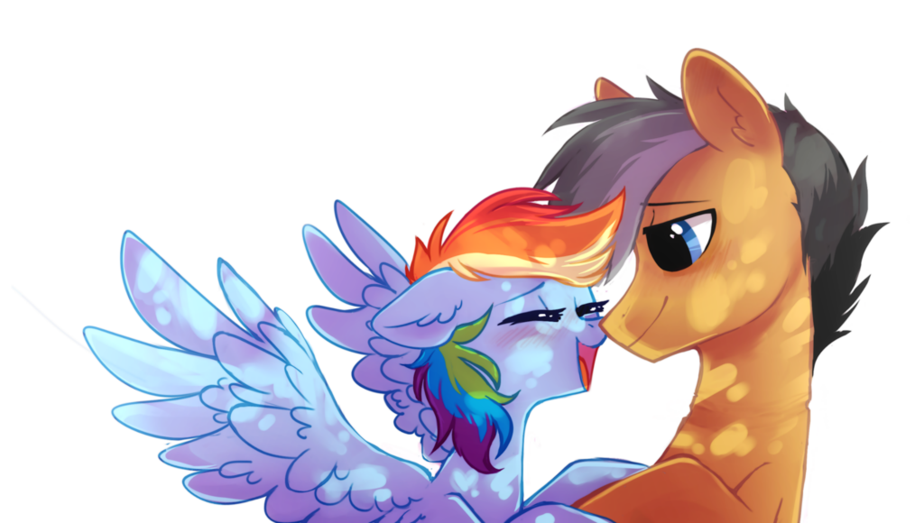 Nerd Love - My little pony, Rainbow dash, Quibble Pants, Shipping