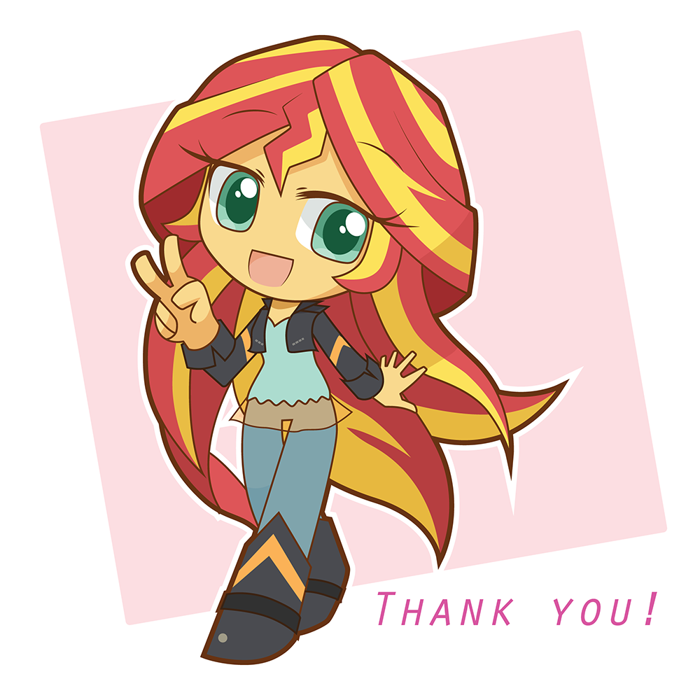 Гифты... кому-то - My Little Pony, Equestria Girls, Sunset Shimmer, Derpy Hooves, Howxu