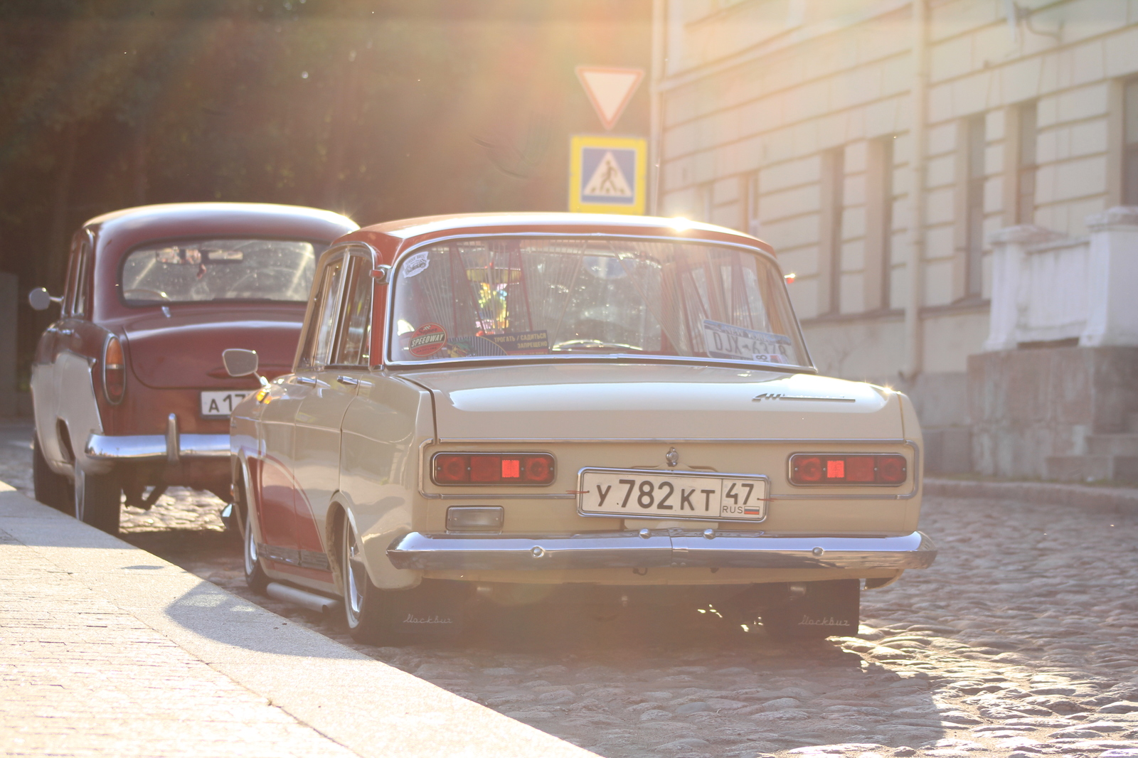 An interesting copy in Vyborg - My, Moskvich, Moskvich 412, Vyborg, Day of the city