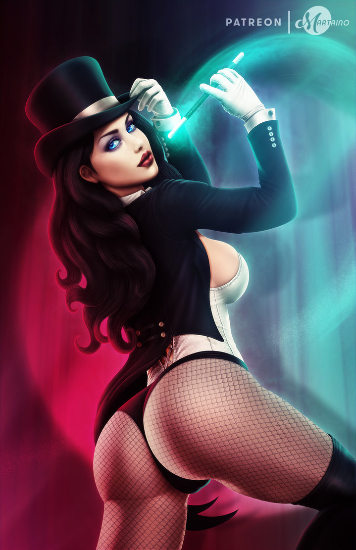 Zatanna - NSFW, DeviantArt, Арт, Рисунок, Комиксы, DC Comics, Затанна Затара