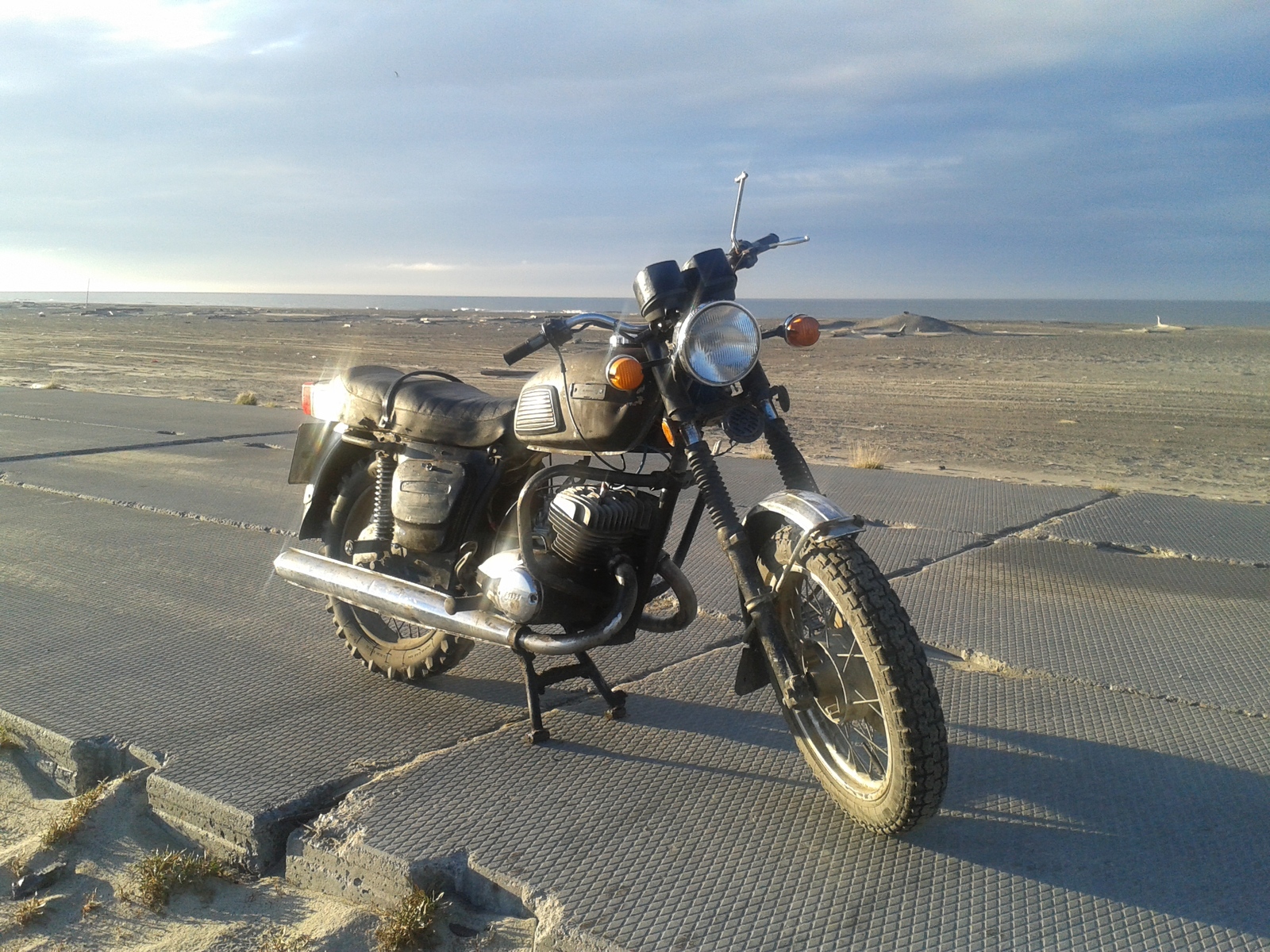 Adventures of the popular Soviet motorcycle Izh-Jupiter 4, in the north. part 2 - My, My, Izh Jupiter, Amderma, Longpost