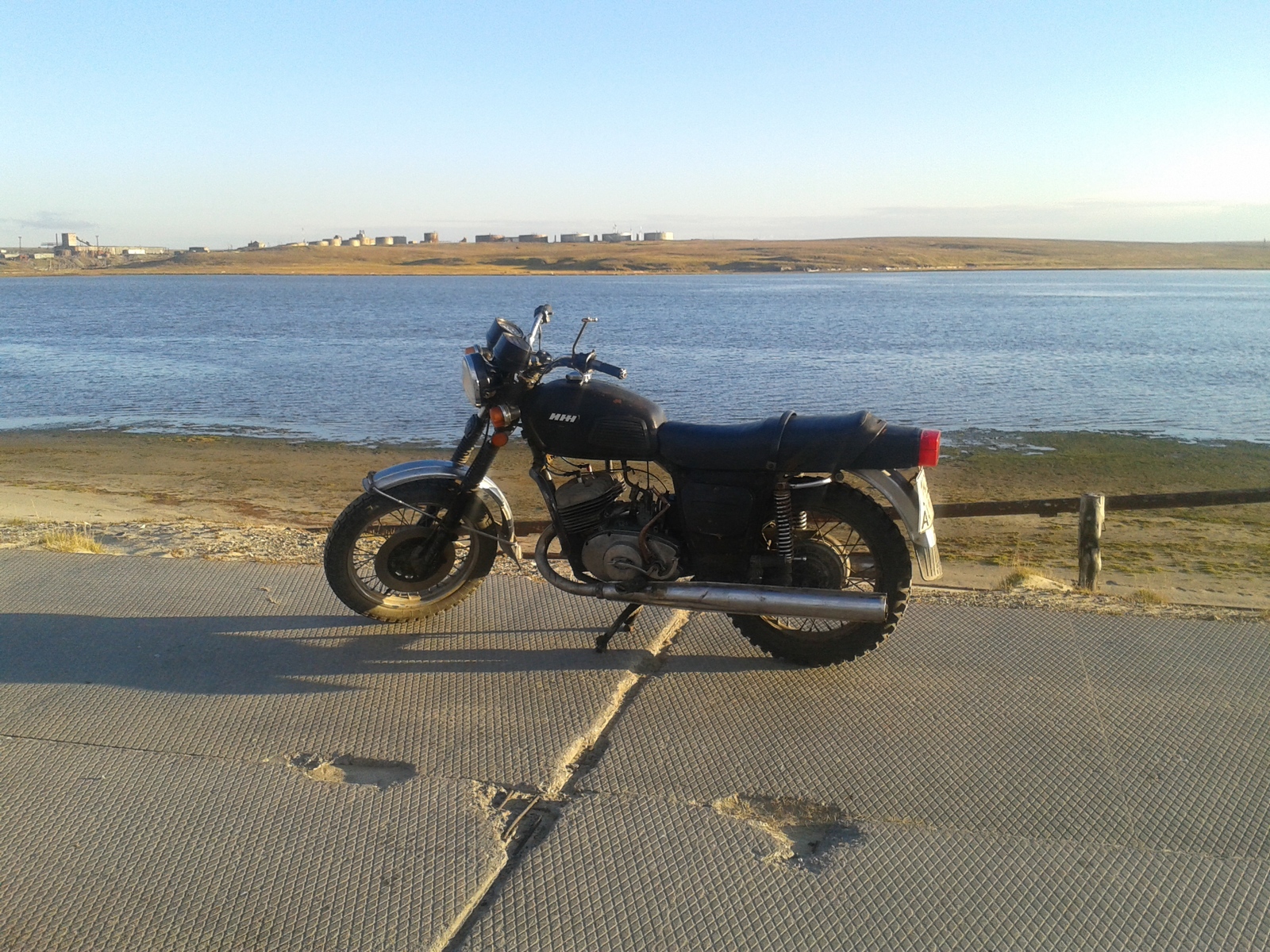 Adventures of the popular Soviet motorcycle Izh-Jupiter 4, in the north. part 2 - My, My, Izh Jupiter, Amderma, Longpost