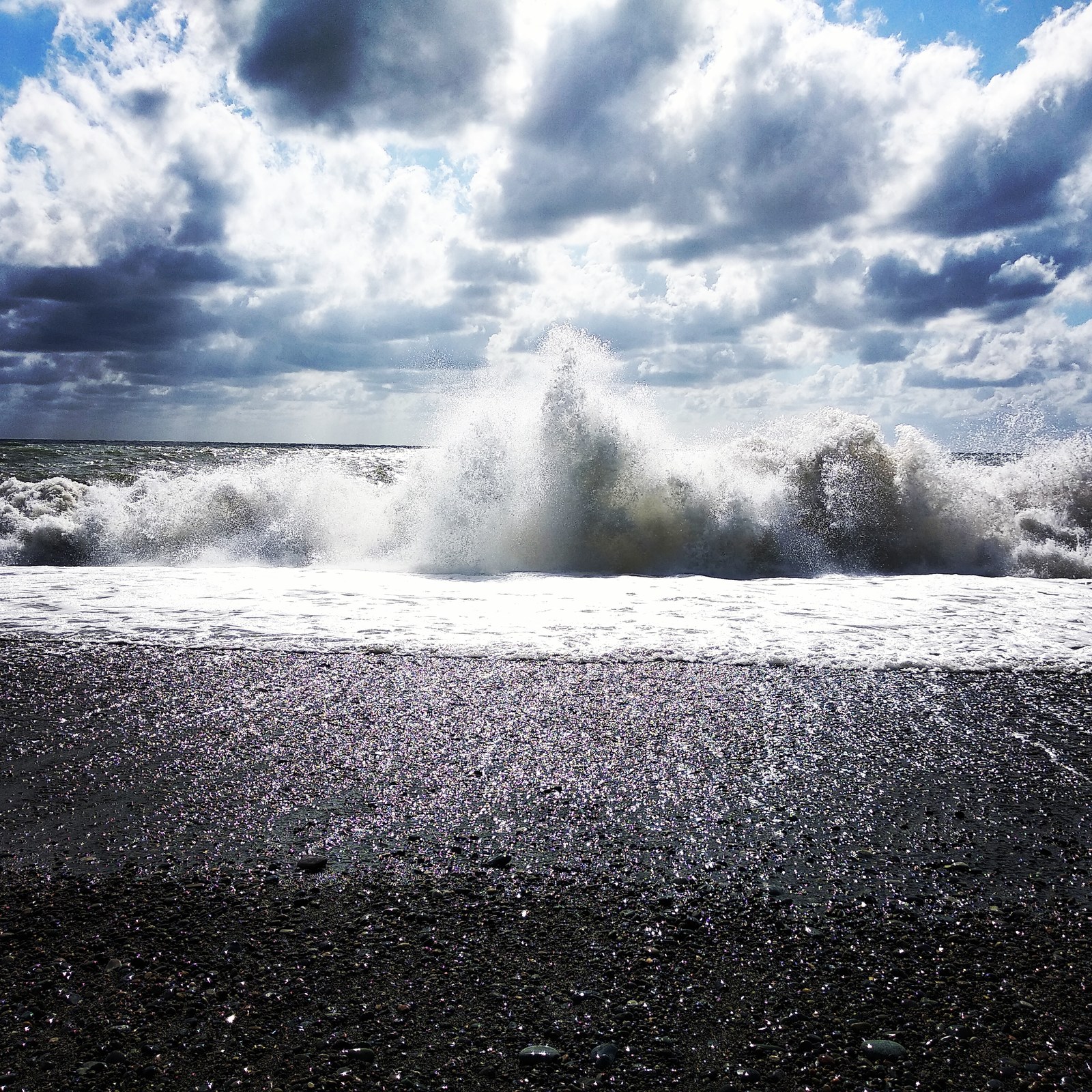 The sea worries once, the sea worries twice.... - My, Sea, The photo, Storm, Longpost