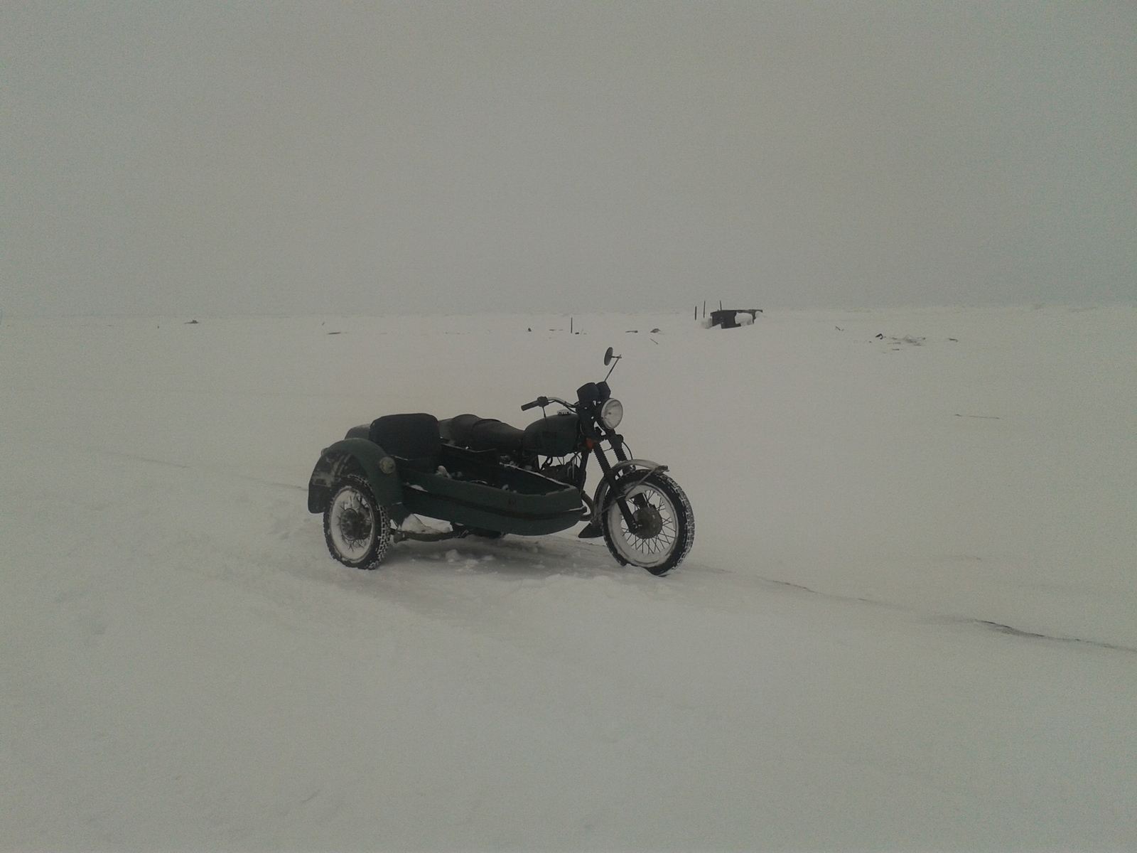 Adventures of the popular Soviet motorcycle Izh-Jupiter 4, in the north. part 3 - My, My, Izh Jupiter, Amderma, Longpost