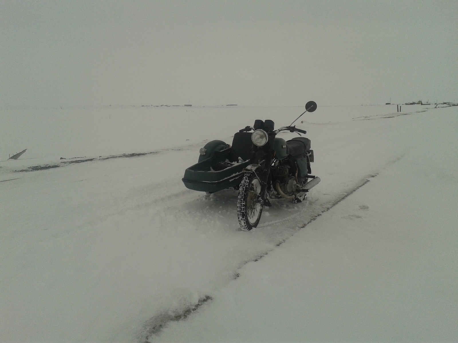 Adventures of the popular Soviet motorcycle Izh-Jupiter 4, in the north. part 3 - My, My, Izh Jupiter, Amderma, Longpost