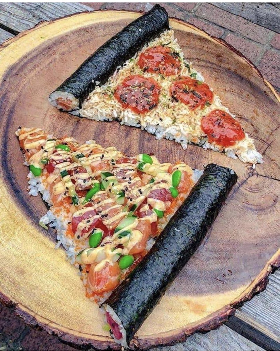 sushi pizza - Food, Pizza, Sushi, Cooking