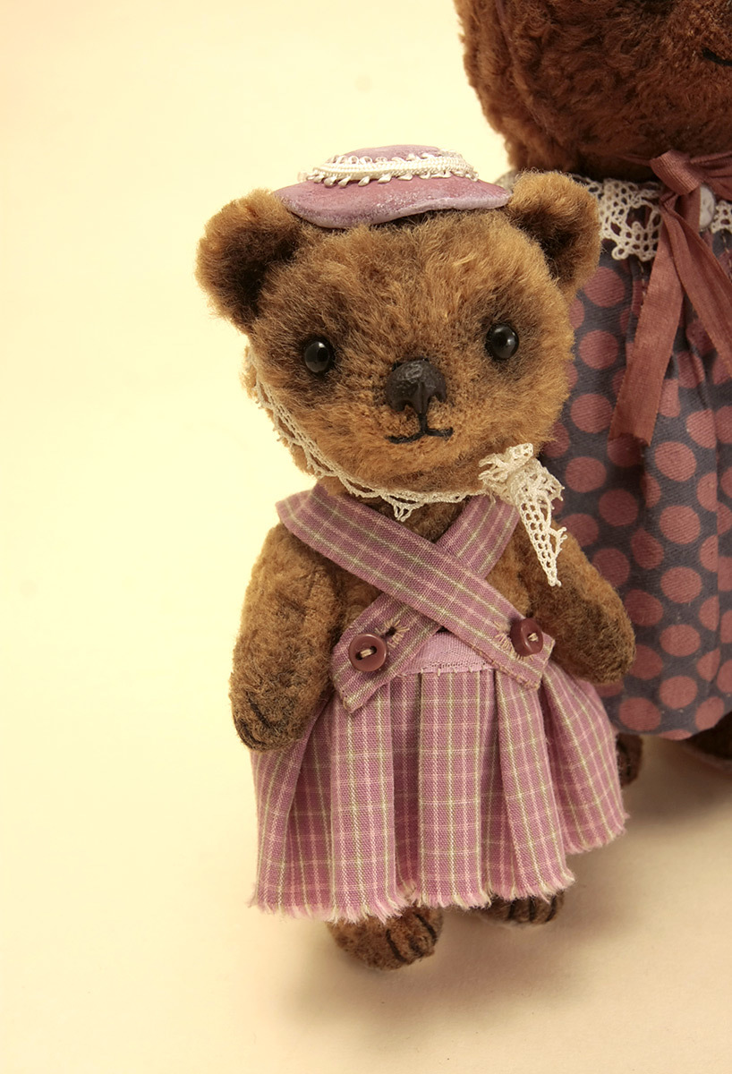 little bear - My, , Needlework, Handmade, Needlework without process, Teddy bear