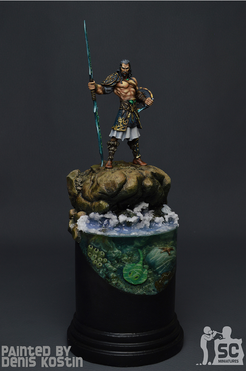 Painted miniature 54mm. - My, Longpost, Painting, Miniature, Modeling, Hobby, Creation, With your own hands