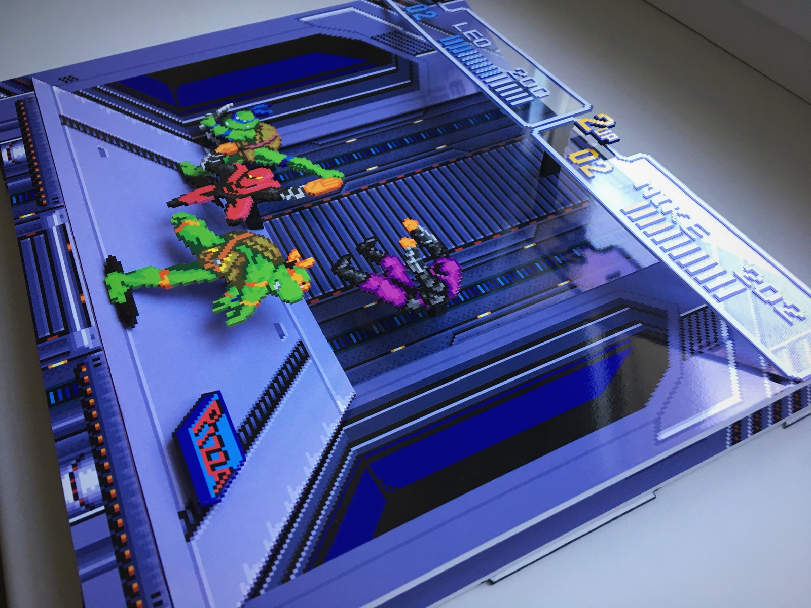 Diorama by TMNT(snes) - My, Diorama, Handmade, With your own hands, Teenage Mutant Ninja Turtles, SNES, Turtle, Dendy, Longpost