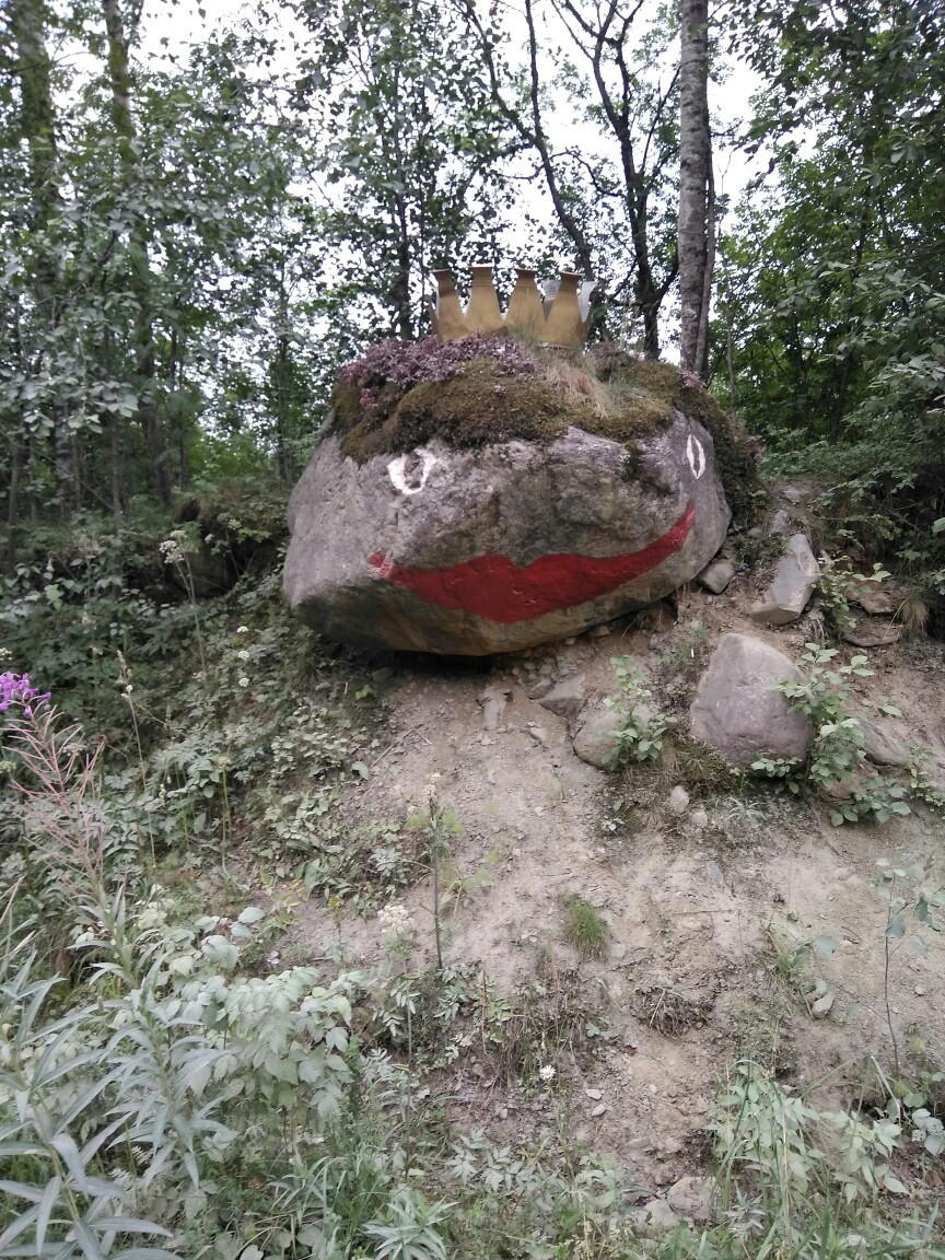 In the forests of Karelia - My, Forest, Vipers, Sculpture, , Longpost