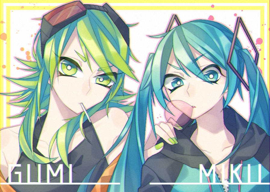 Is that a real 3D person? - Hatsune Miku, Gumi megpoid, Anime, Not anime, Vocaloid, Anime art, Pixiv