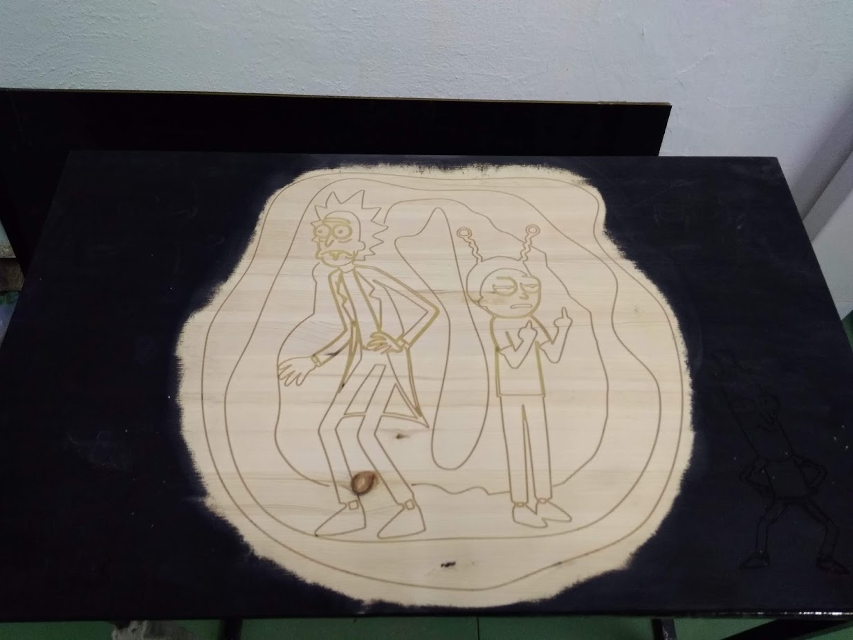 I'm starting a new project - Rick and Morty's Table! - My, CNC, Rick and Morty, , Longpost