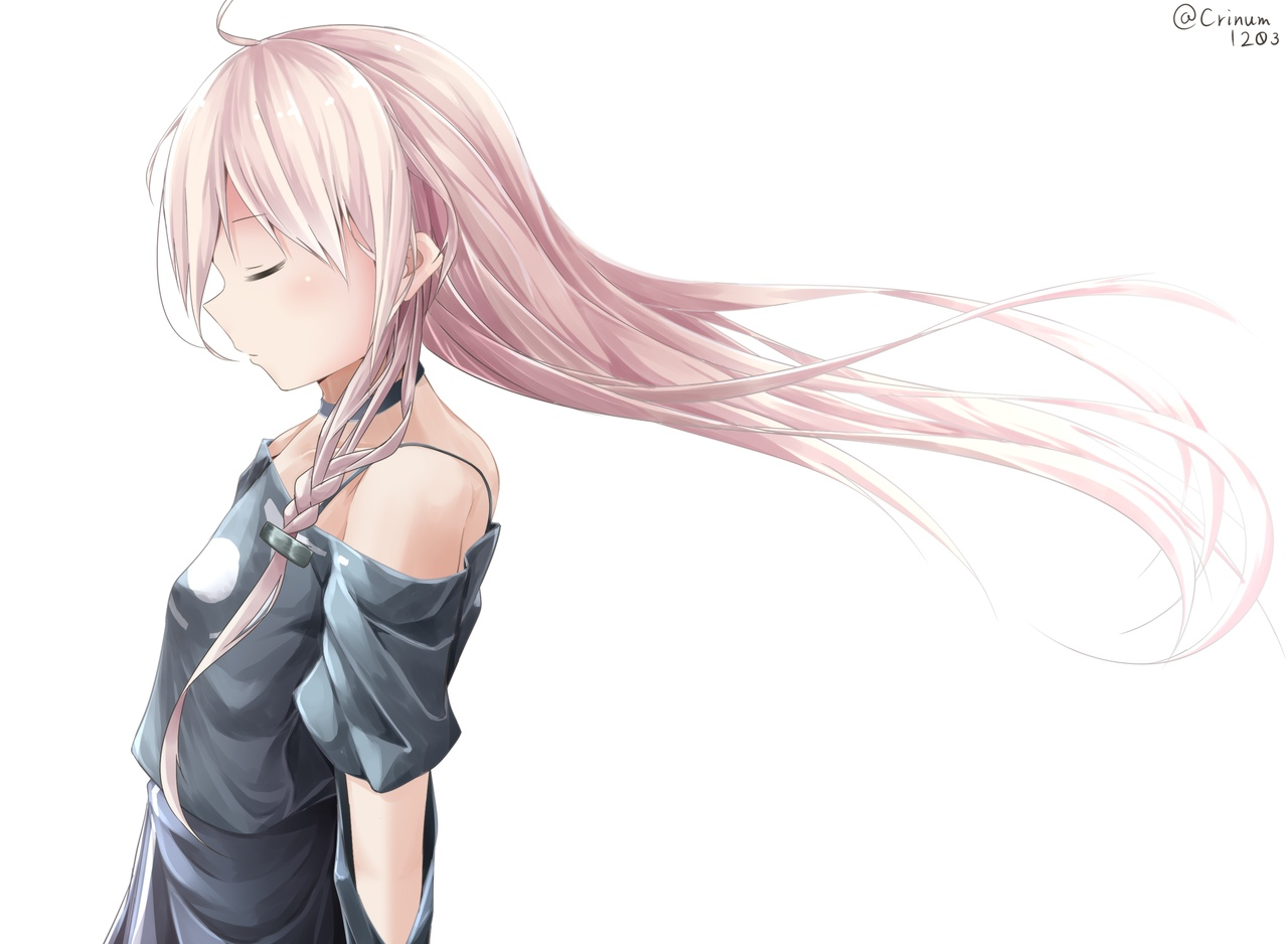 The fresh breeze is so pleasant - Anime, Not anime, Ia Vocaloid, Vocaloid, Anime art