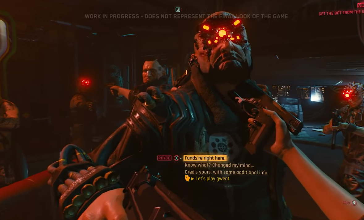 Forgot the most important thing in the dialogues - My, Cyberpunk 2077, Gwent, Correction