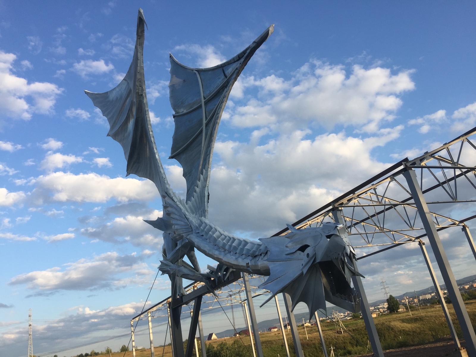 Dragon on the side - My, The Dragon, Art, Sculpture, Longpost