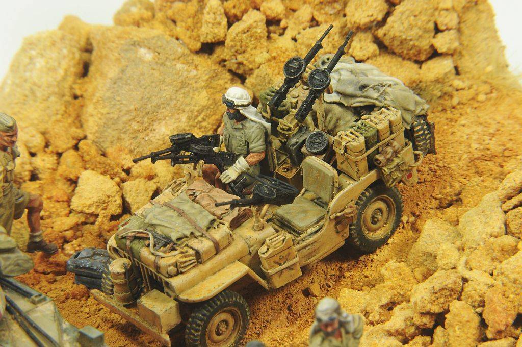 desert rats - Modeling, Stand modeling, The Second World War, Longpost