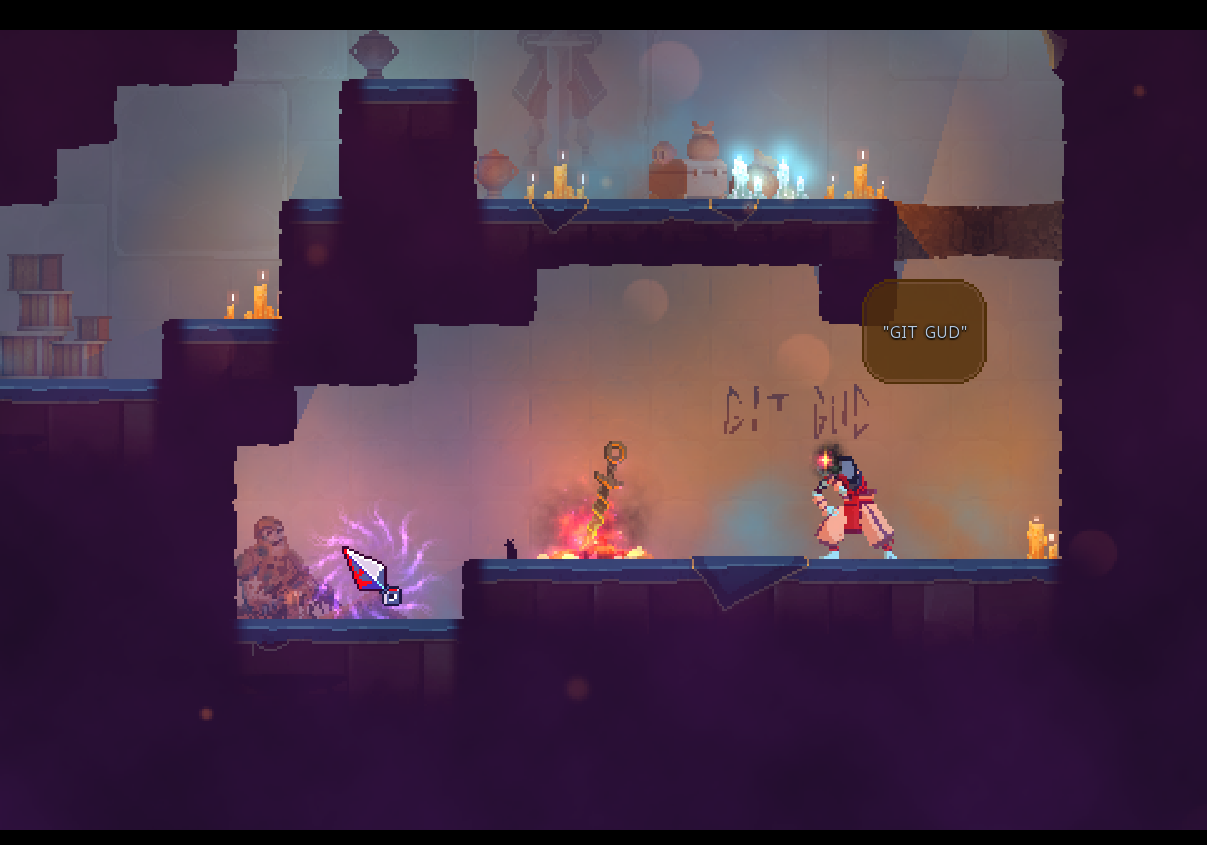 GIT GUD! Пасхалка в Dead Cells