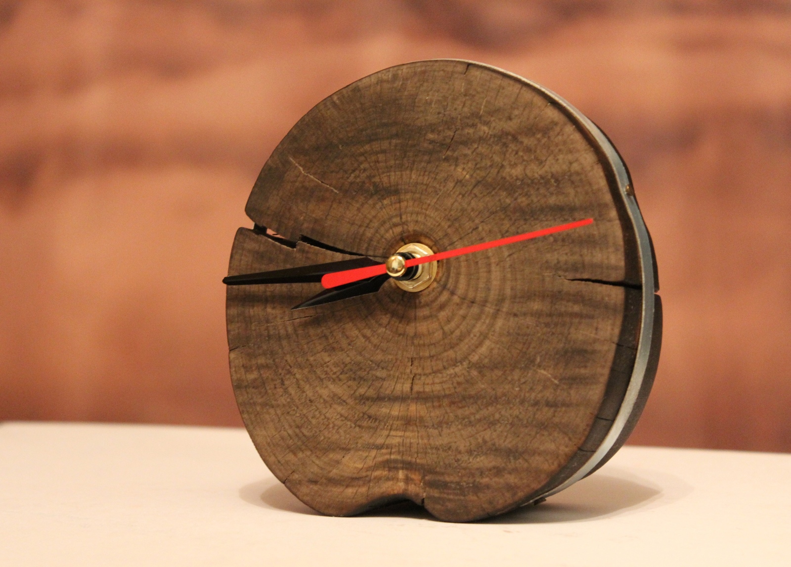 Table clock and small lamp - My, Tree, Woodworking, Handmade, My, Longpost