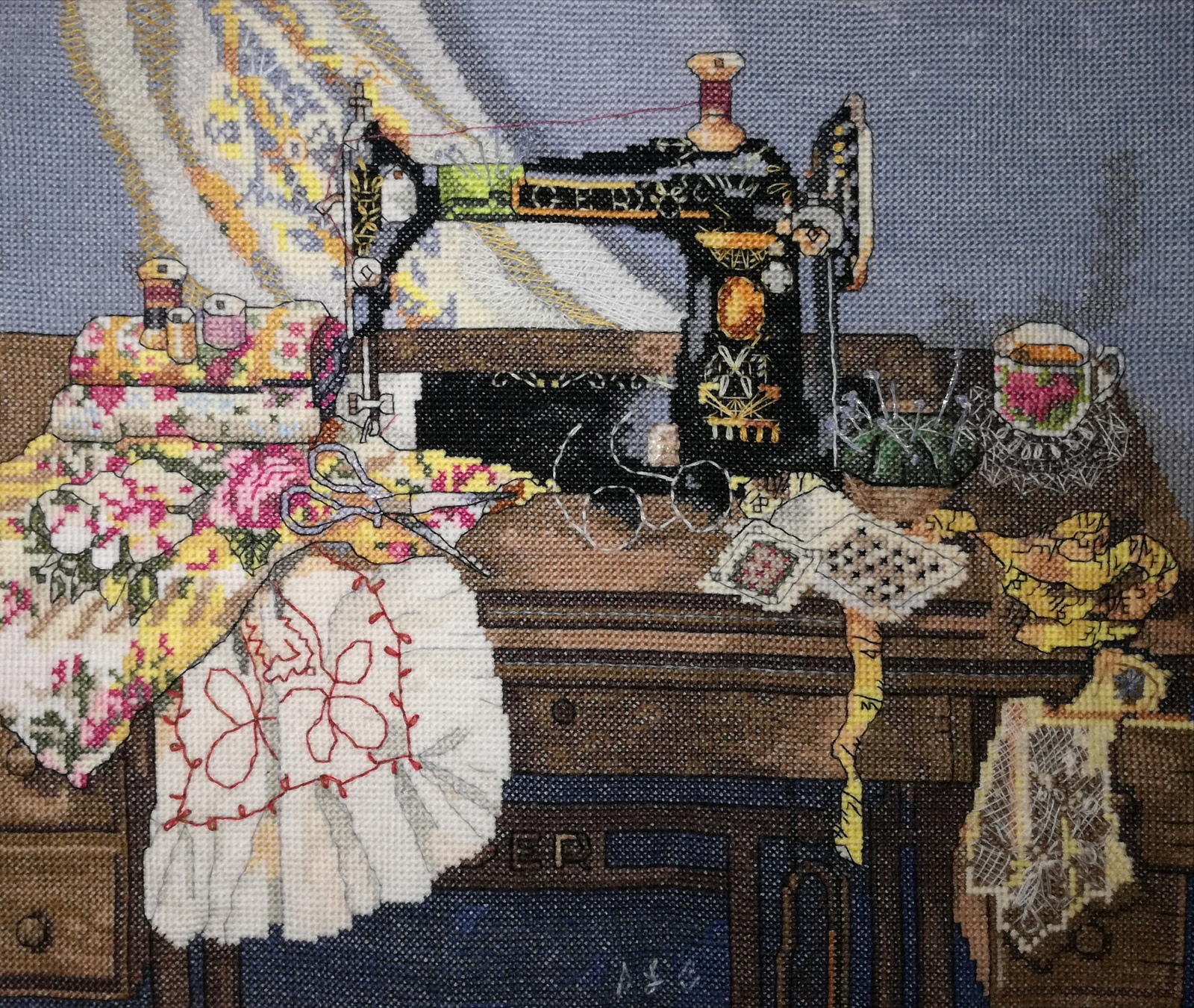 Embroidered picture. Order. - My, Embroidery, With your own hands, Needlework without process