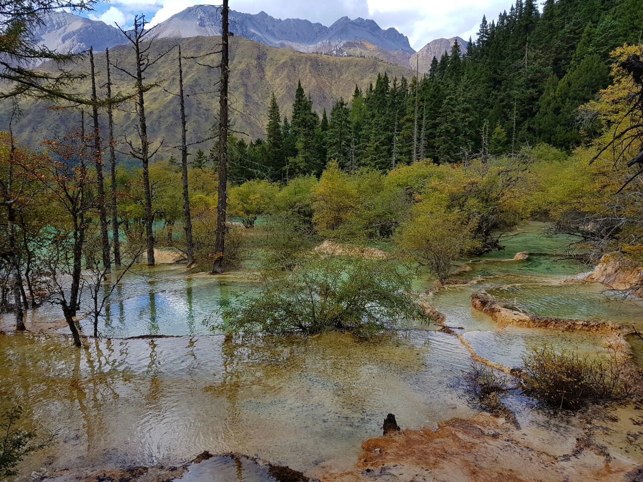 National Park - Huanglong Valley, China - My, China, , beauty, Nature, Travels, , Lake, Longpost