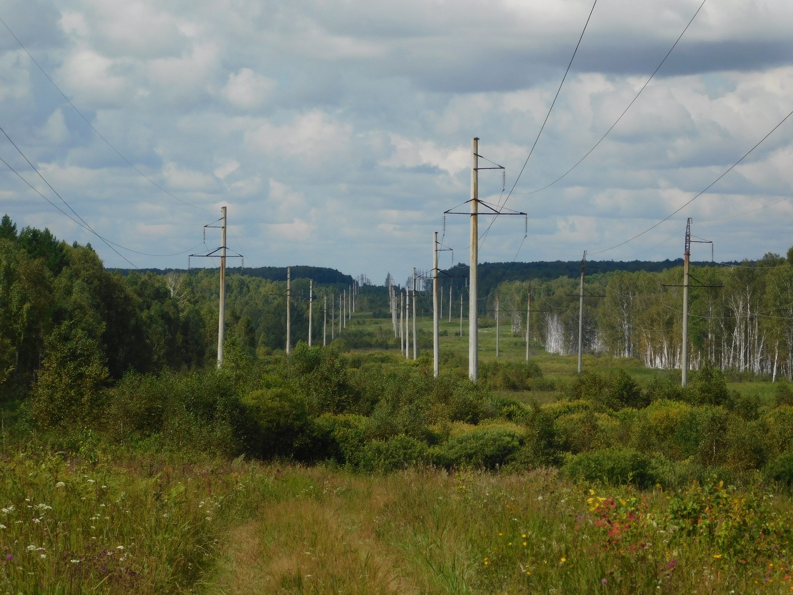 Constructivism in the fields - My, Power lines, Design, Longpost