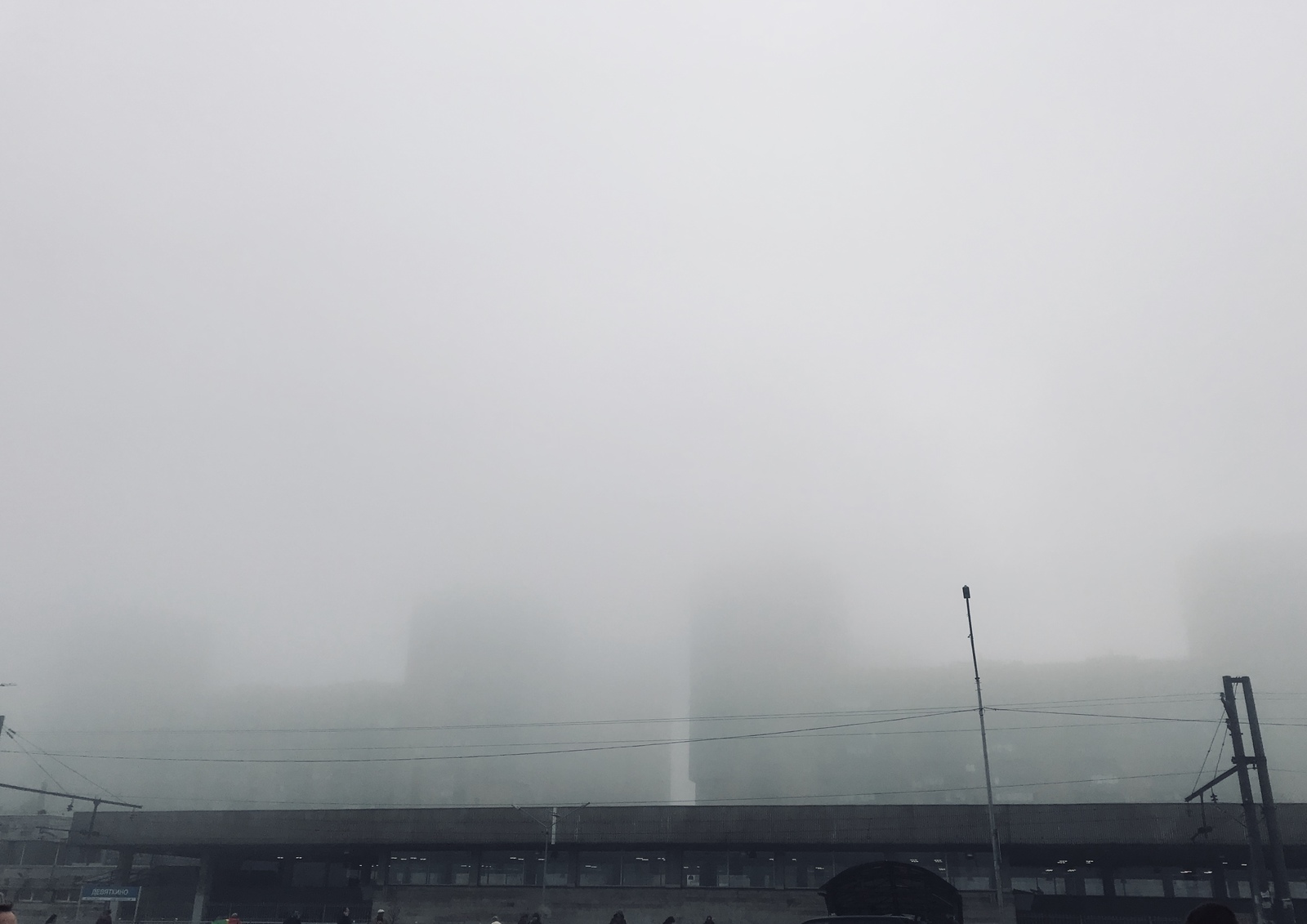 Conveyor at the slaughterhouse - My, The photo, Saint Petersburg, Morning, Fog, Longpost