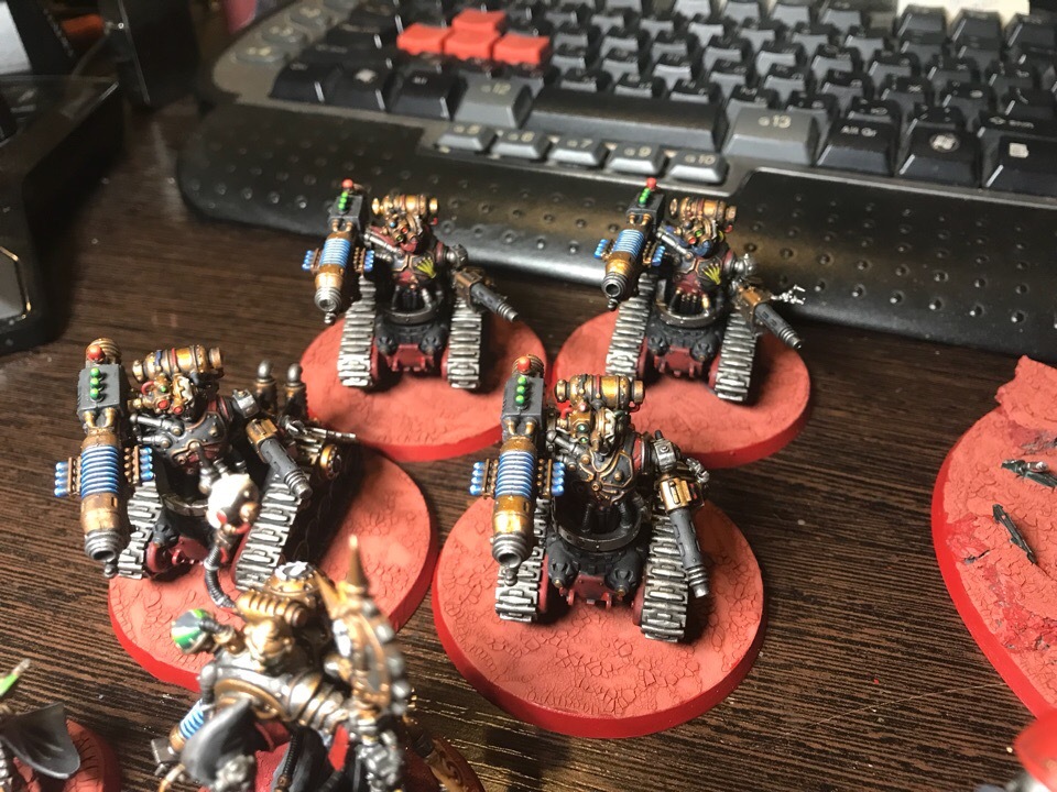 Slowly smearing my furs - My, Warhammer 40k, Adeptus Mechanicus, Wh miniatures, Longpost