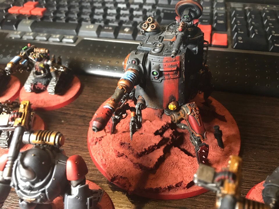 Slowly smearing my furs - My, Warhammer 40k, Adeptus Mechanicus, Wh miniatures, Longpost