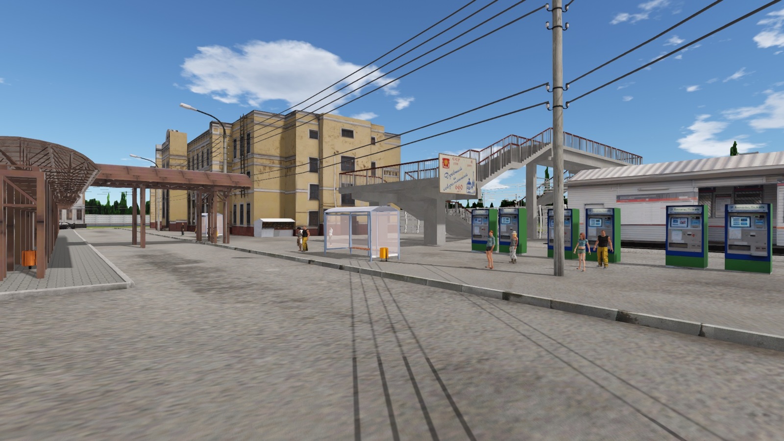 The city of Serpukhov near Moscow in Bus Driver Simulator 2019. Comparison and project news - My, Bus, Simulator, Driver, Serpukhov, Modeling, Igromir, Video, Longpost