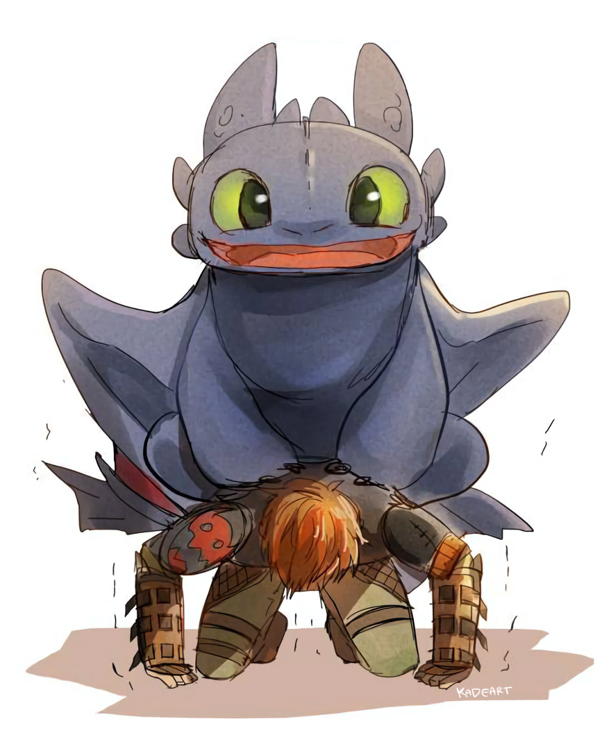 Push-ups with weights - Art, How to train your dragon, Toothless, Hiccup, The Dragon, Kadeart