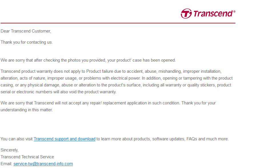 Replacing a Transcend flash drive under the lifetime warranty (personal experience). She exists? How not to do it. - My, Transcend, Guarantee, Replacement, , Flash drives, Longpost