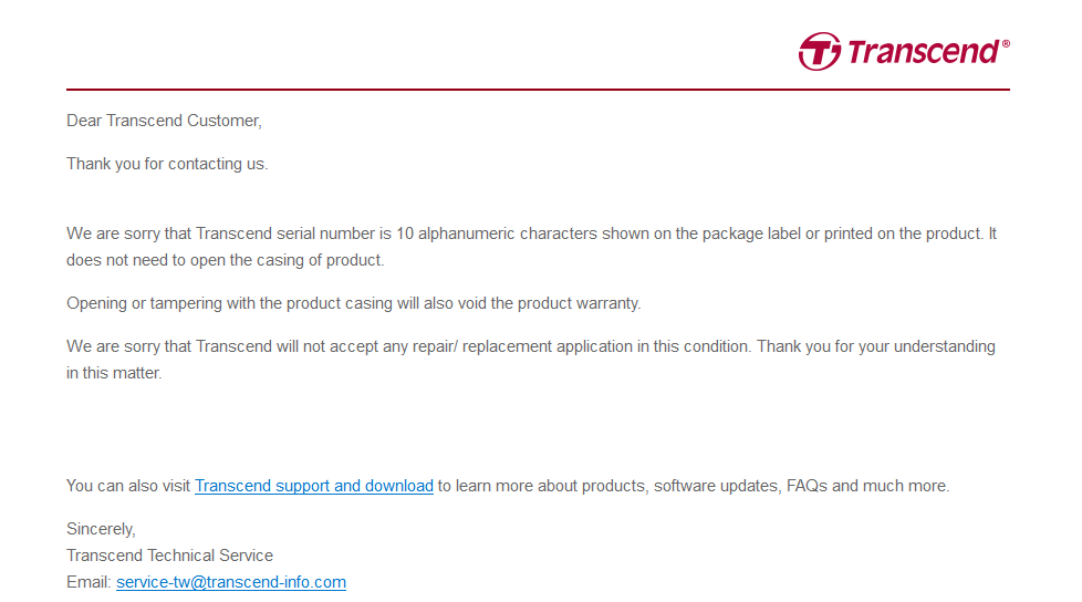 Replacing a Transcend flash drive under the lifetime warranty (personal experience). She exists? How not to do it. - My, Transcend, Guarantee, Replacement, , Flash drives, Longpost