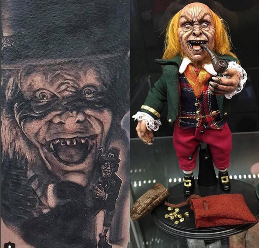 Leprechaun is an action figure sculpture based on the 1993 American horror film. - My, Handmade, Polymer clay, Action Figures, Sculpture, Leprechaun, Longpost