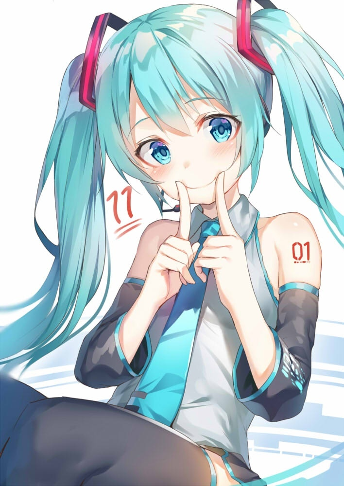 Запоздалые арты - Hatsune Miku, Miku11, Anime Art, Vocaloid, Аниме, Не аниме, Длиннопост