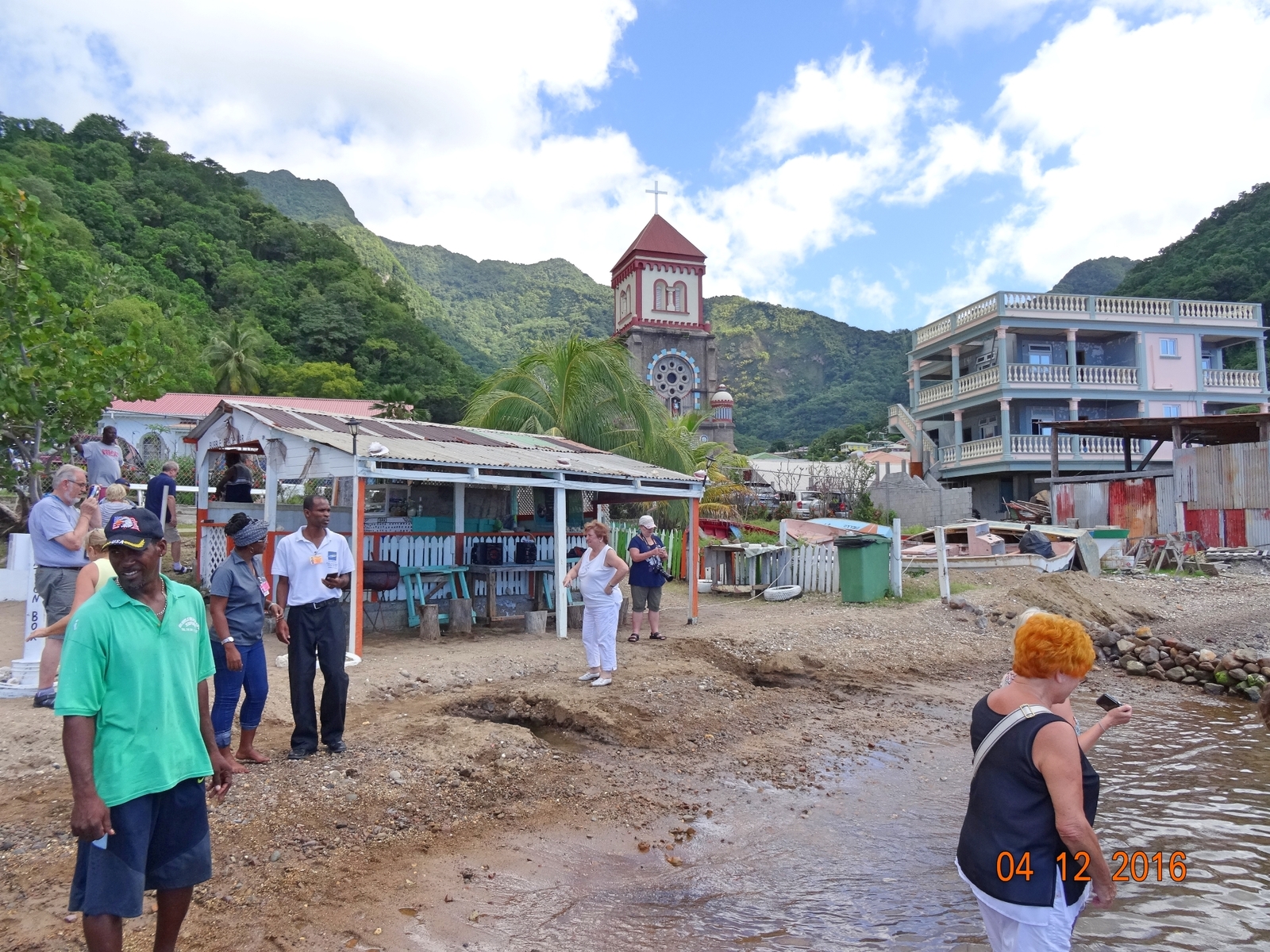 Dominica, the famous Balb Beach Spa - My, Caribs, Longpost, Cruise, The photo, Dominica