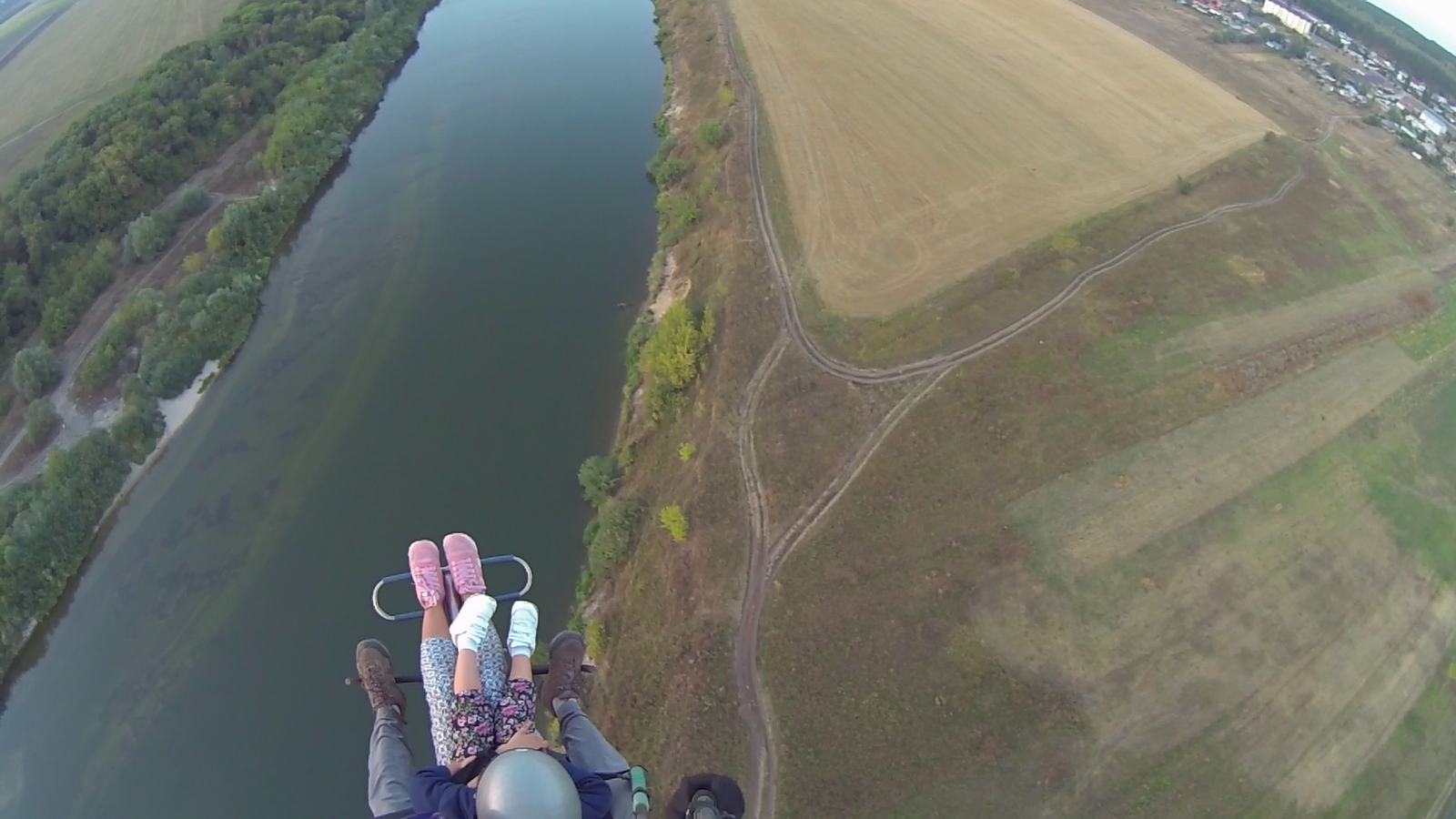 100 minutes. Or 6000 seconds. - My, Flight, Paragliding, Sky, Longpost