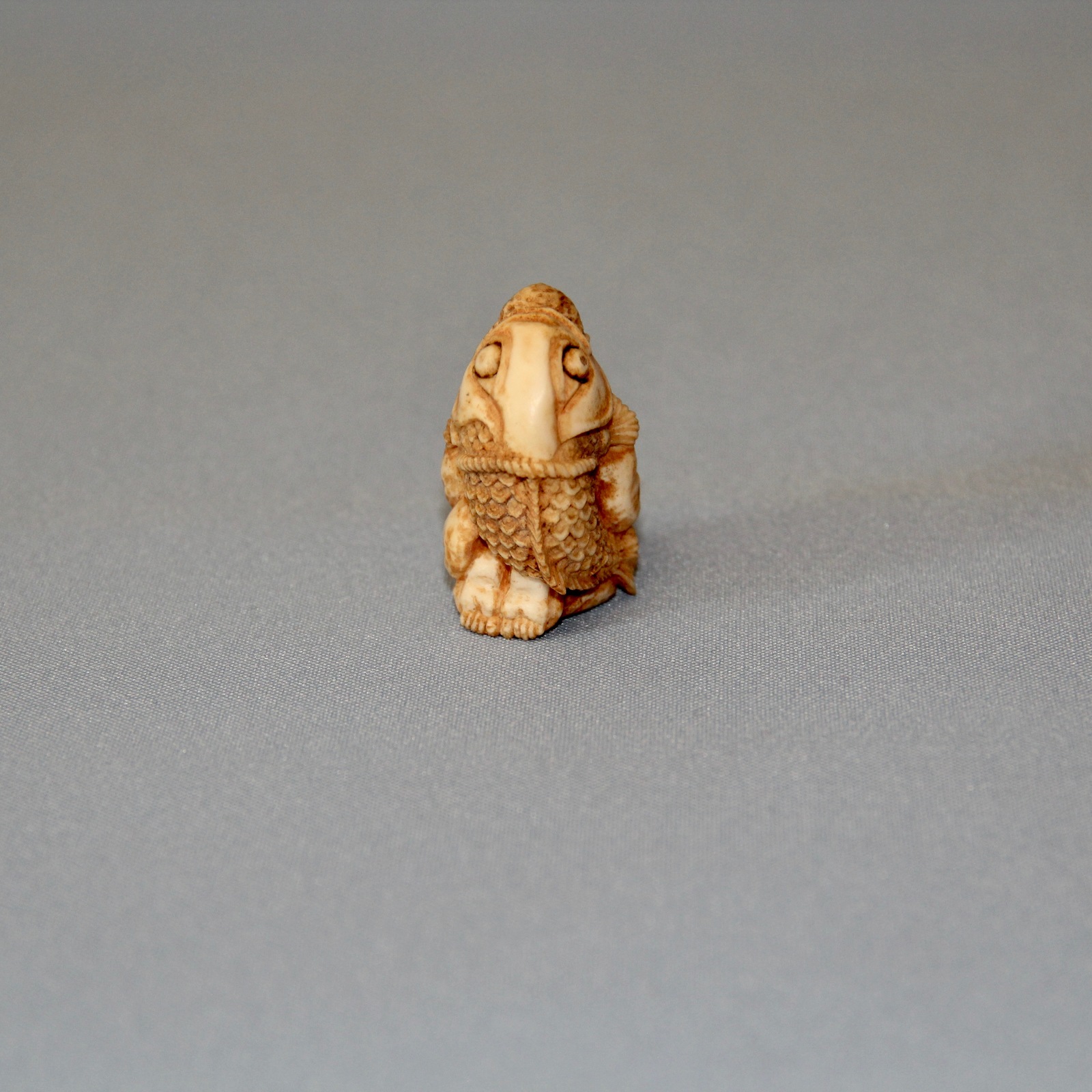 Netsuke #3 Ebisu - My, Netsuke, Thread, Miniature, Longpost