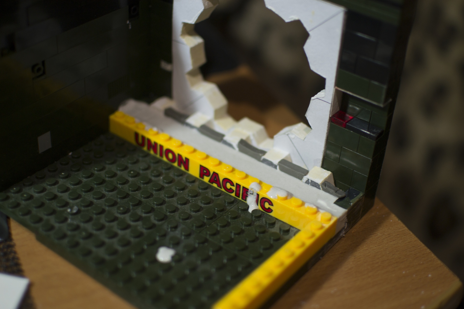 Lego diorama Vault Entrance based on the Fallout universe. Part one. - My, Lego, Custom, Fallout, Customization, Homemade, Longpost