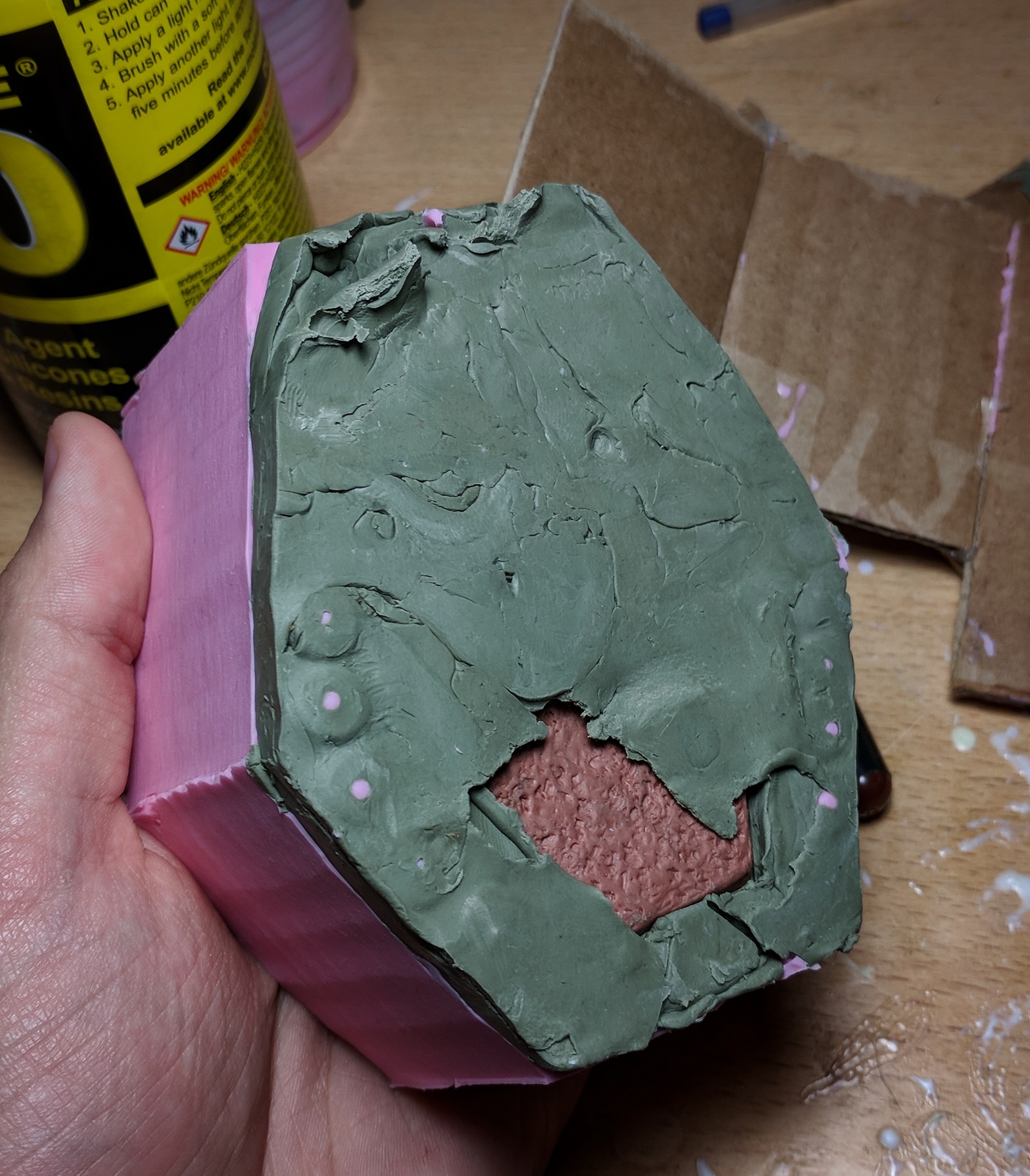 How to make a silicone bust mold - My, Thanos, Avengers, Marvel, Sculpture, Creation, Silicone, Friday, Friday tag is mine, Longpost