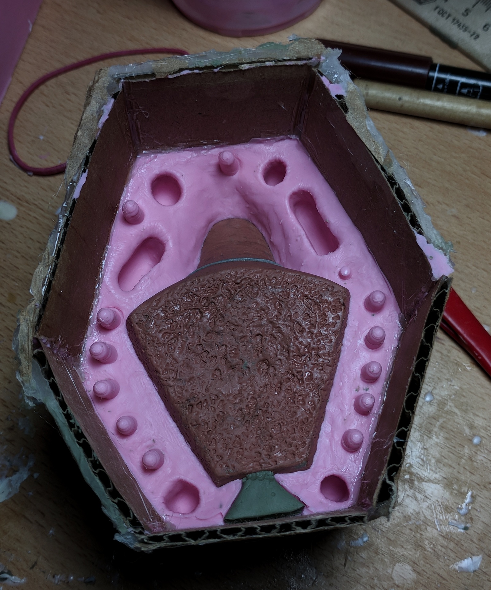 How to make a silicone bust mold - My, Thanos, Avengers, Marvel, Sculpture, Creation, Silicone, Friday, Friday tag is mine, Longpost