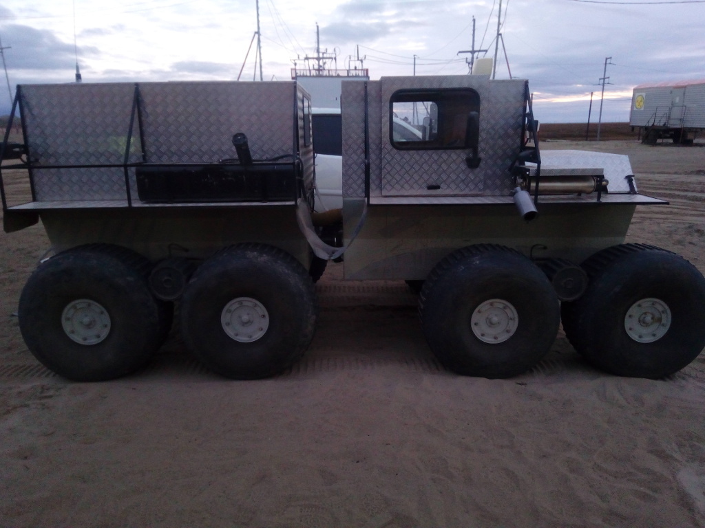 All-terrain vehicle. - My, North, Yamal, Technics, Swamp Walker