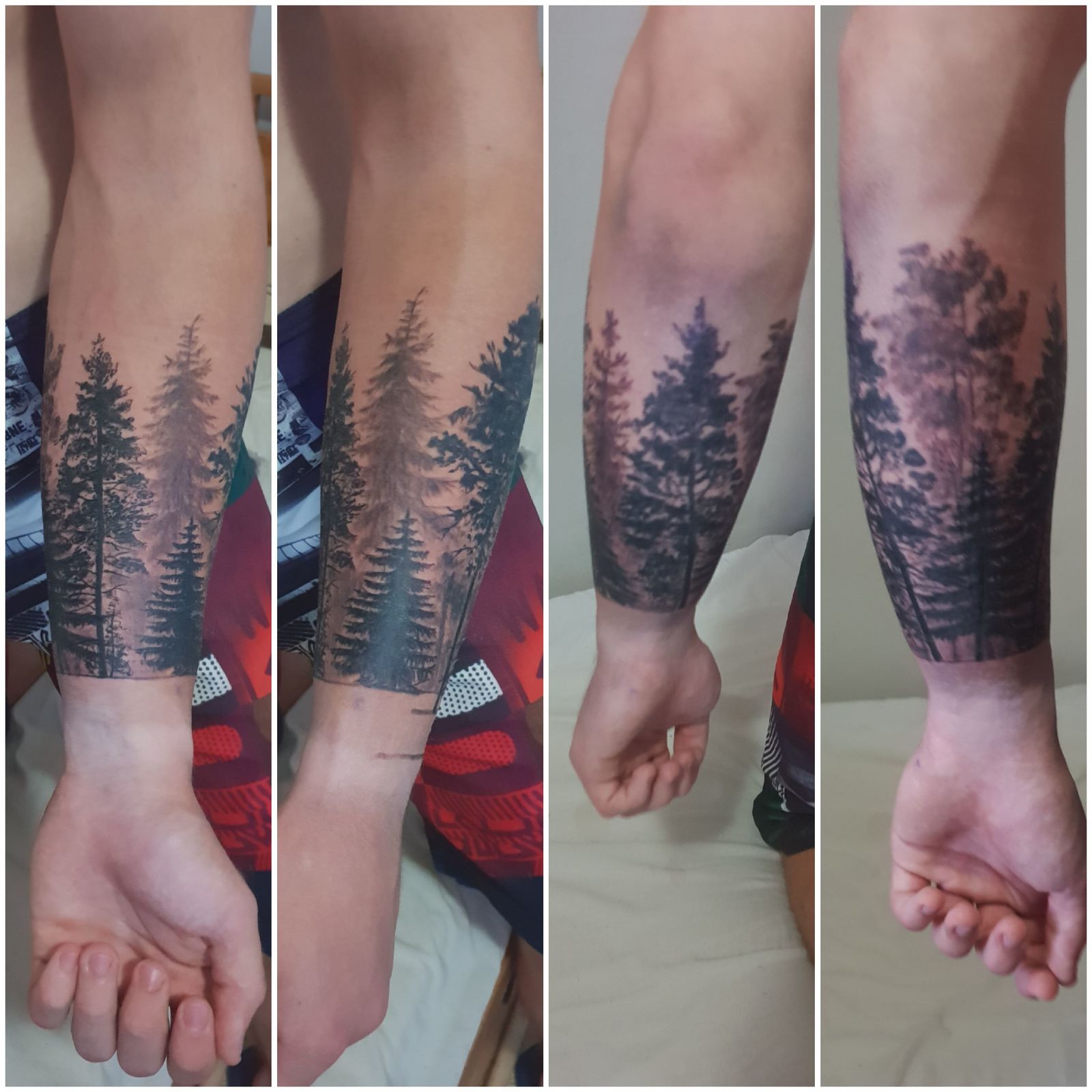 How do you like the tattoo? - My, Tattoo, Forest