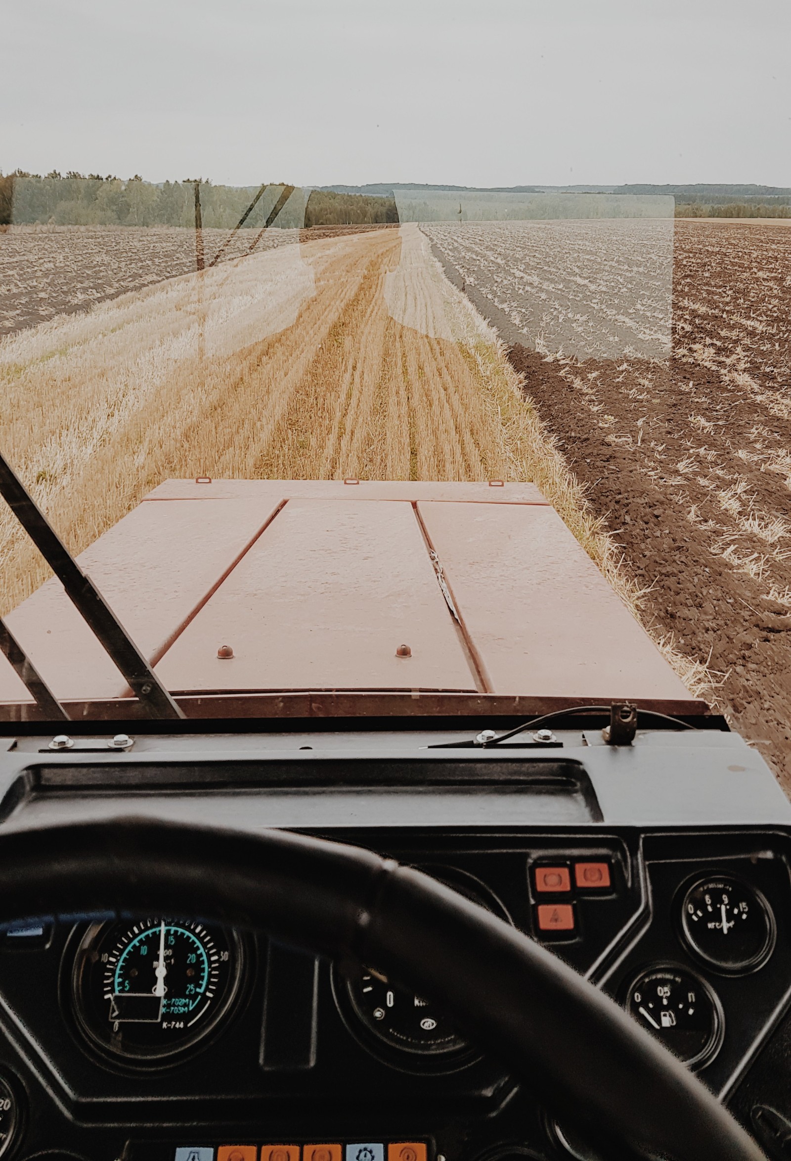 Morning starts with a furrow! - My, Agricultural machinery, Tractor