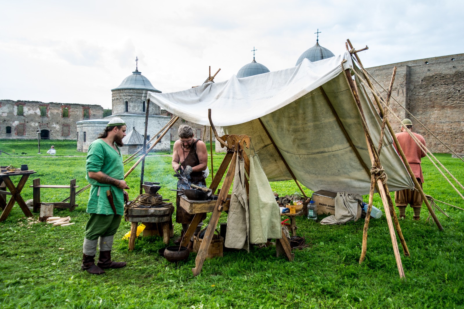 Footage from the jousting tournament in the Ivangorod fortress - My, Knight, Knight Tournament, Fortress, Longpost, Knights