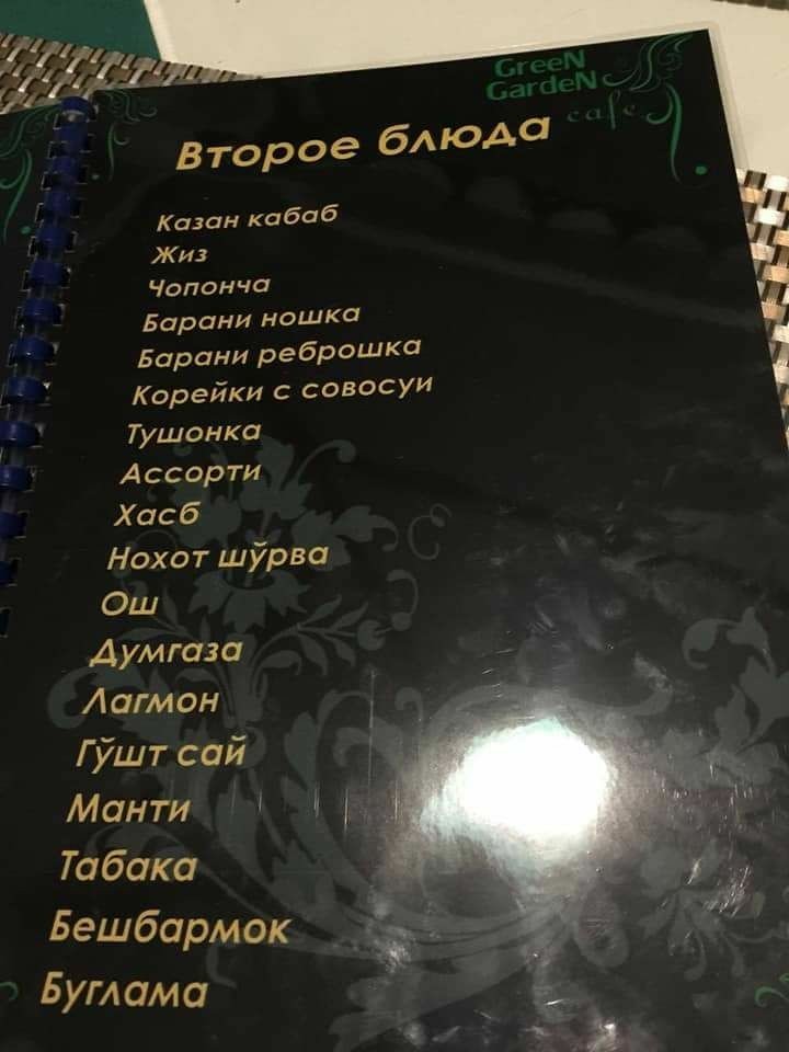 Menu in the cafe. - My, Menu, Russian language, Longpost