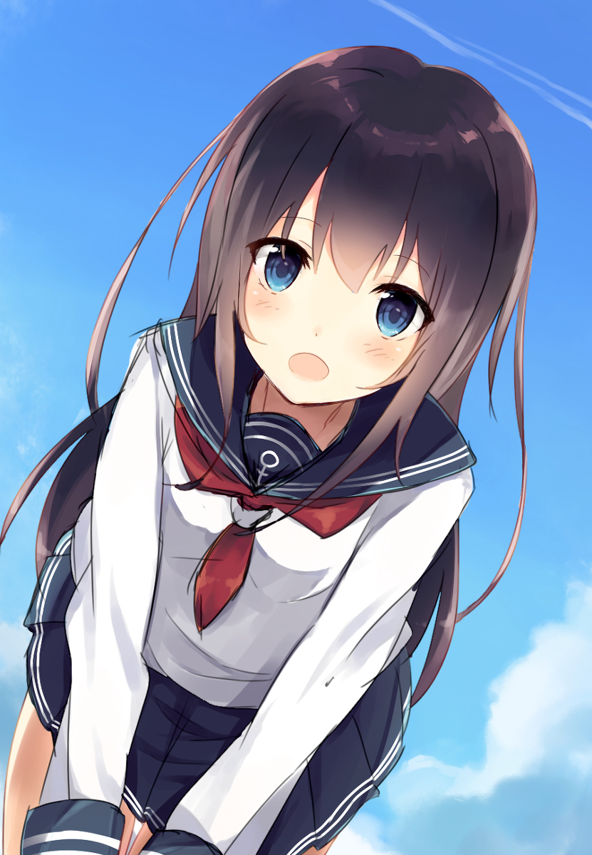 Anime Art - Kantai collection, Akatsuki, , Geez, , Loli, Anime art