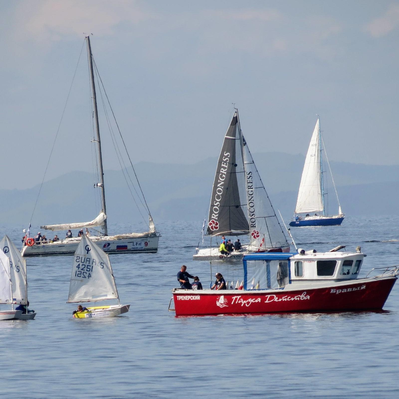 sail parade - My, Sailboat, Надежда, Pallas, Vladivostok, Longpost