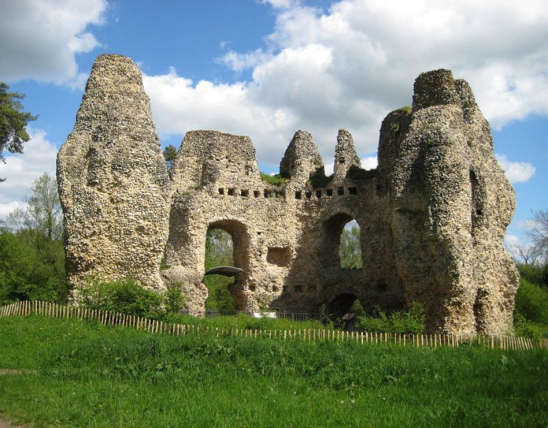 Odyham Castle - My, , , sights, , Longpost, Lock