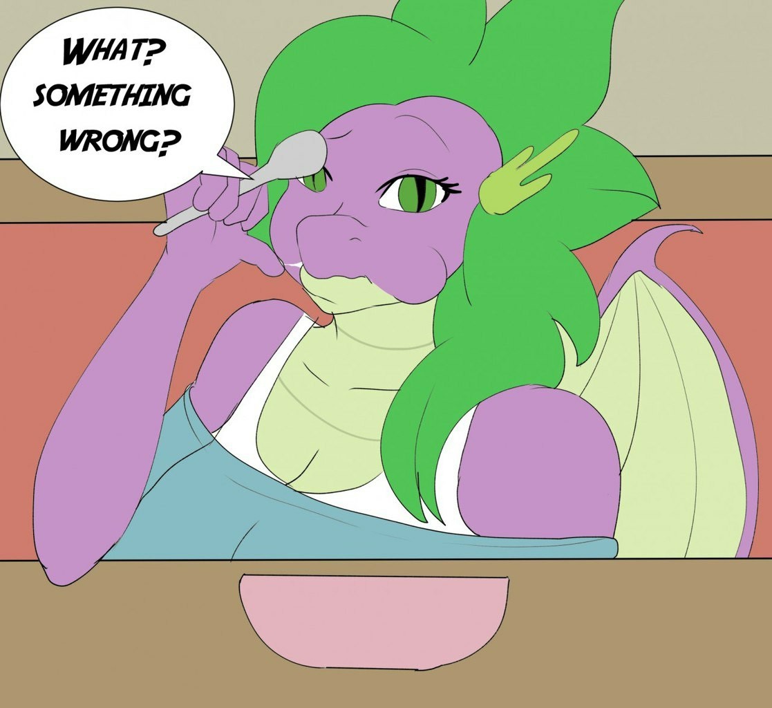 -What? Something is wrong? - My little pony, Spike, Rule 63