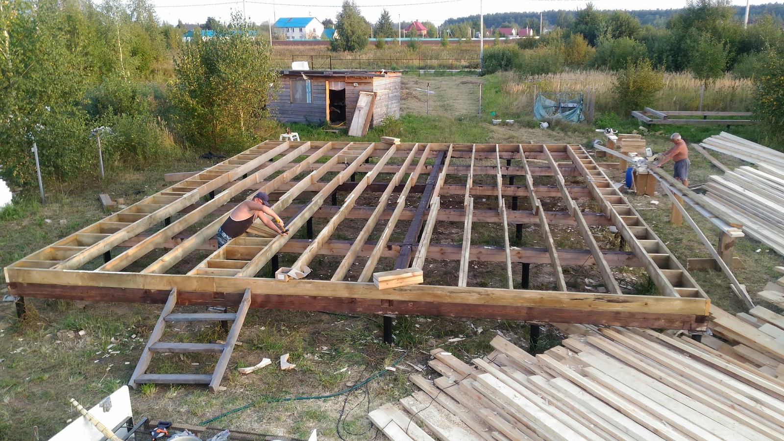 Frame house 11x9 - My, Frame house, With your own hands, Dacha, Building, Birthday, Anniversary, A carpenter, Longpost